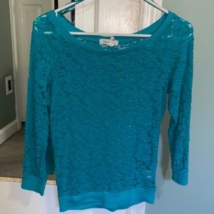 Floral long sleeve top